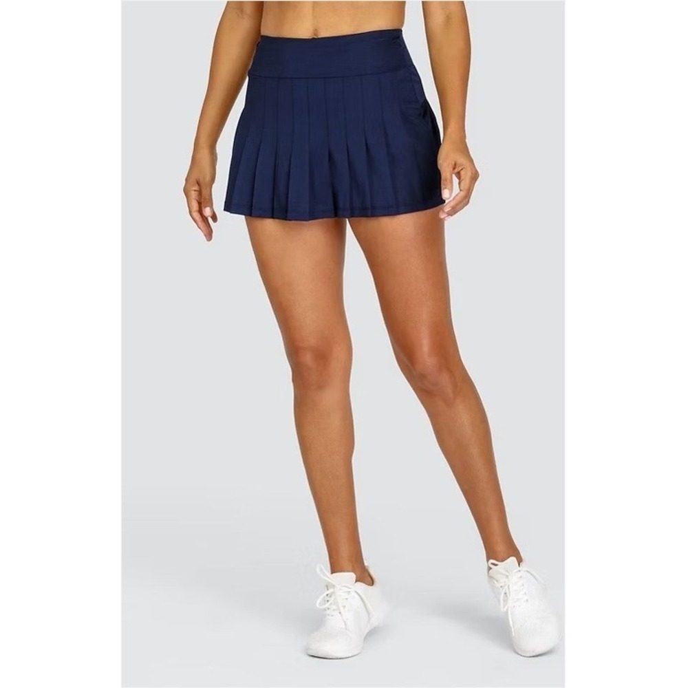 TAIL‎ Women's Size Small Navy Blue Jillian 13.5" Pleated Tennis Skort Activewear